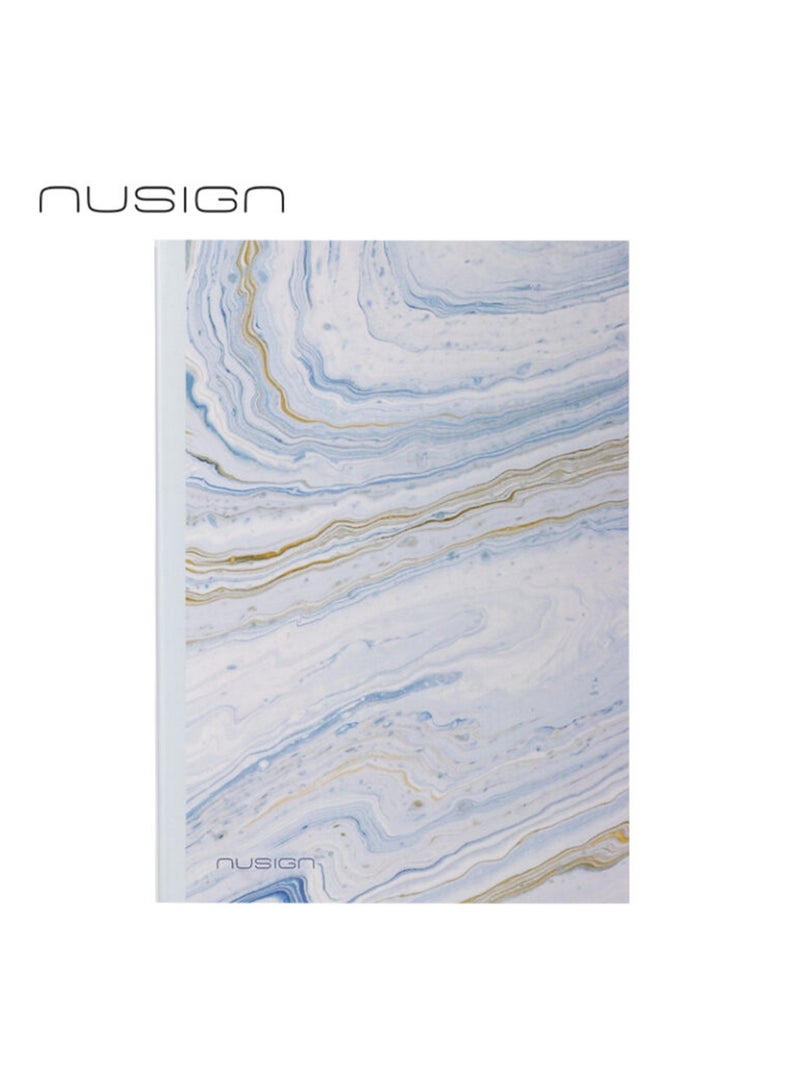 NUSIGN 1-Piece A5 Size Premium Leather Cover Notebook 96 Sheets - Image 2