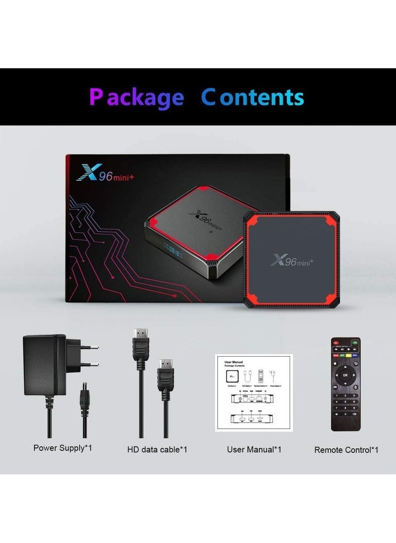 X96 - X96 Mini Plus Smart TV Box, 2GB RAM + 16GB ROM, 4K HD Android 9.0 Box, Amlogic S905W4 Quad Core, 2.4G/5G Dual WiFi, Android Smart Set Top Box X96 Mini Plus - Image 1