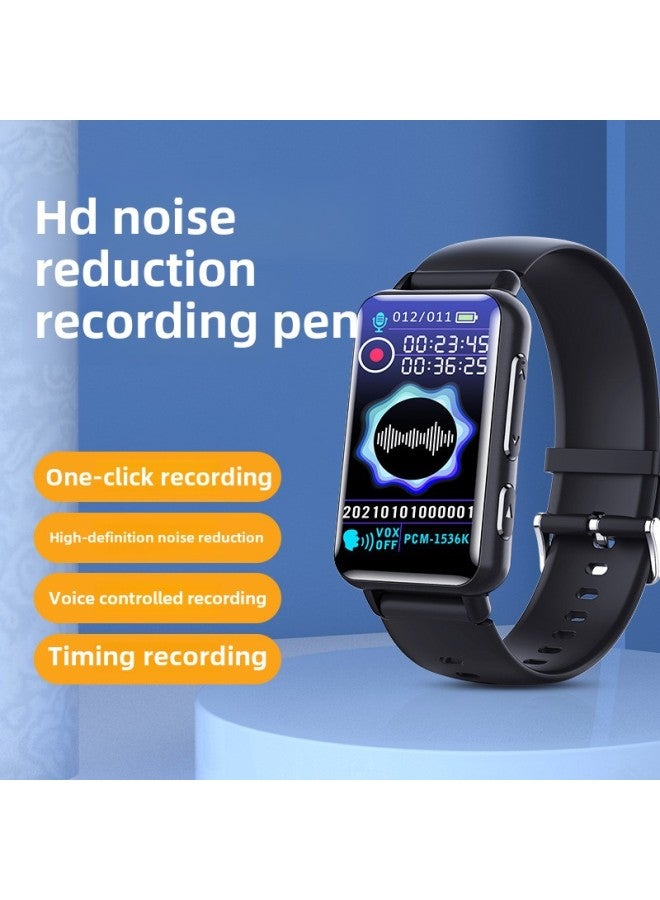 Generic S18 Bluetooth Bracelet Voice Control HD Noise Reduction Timing Recording MP3 Video Playback Boot Password Watch-Color:Black (english Version)-Capacity:64GB  - Image 3