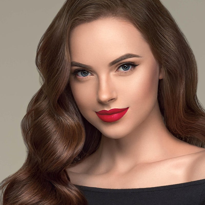 KISS 1875 Watt Pro Tourmaline Ceramic Hair Dryer, Styling Edition, 3 Heat Settings, 2 Speed Settings, Cool Shot Button, 7 Blow Dryer Accessories Included, 2-Year Warranty - Red - Image 2