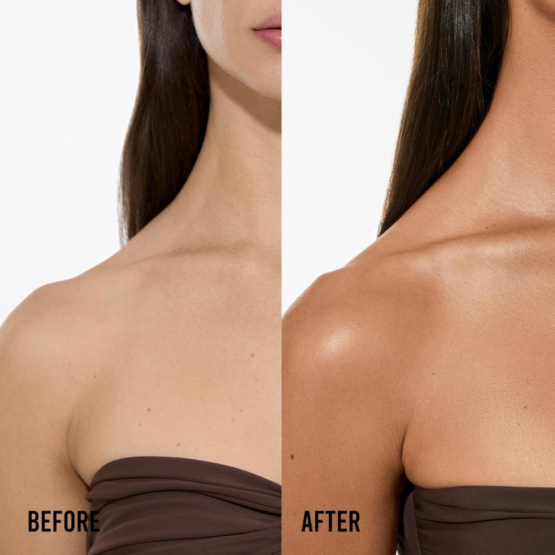 Vita Liberata فايتا ليبراتا بودي بلور، مكياج الساق والجسم. أساس مثالي للبشرة للحصول على برونز مثالي، تطبيق سهل، إشراقة متألقة، توحيد لون البشرة، عبوة جديدة - Image 4