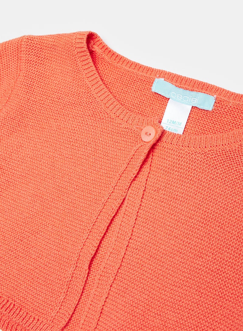 Okaidi OBaiBi By Okaidi Baby Girls Cardigan  - Image 3
