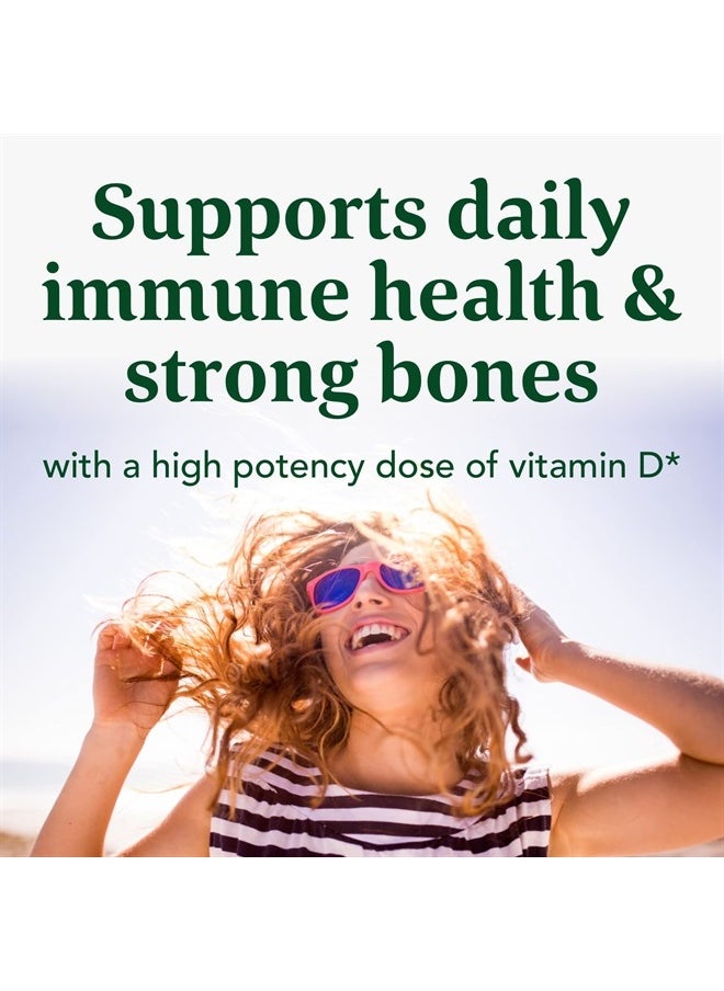 MegaFood - Vitamin D3 5000 IU (125 mcg) - Vegetarian Vitamin D Supplements with Vitamin D3 K2, Supports Bones, Teeth, Muscles & Immune Health, Certified Non-GMO - 60 Mini Capsules, 60 Servings - Image 1