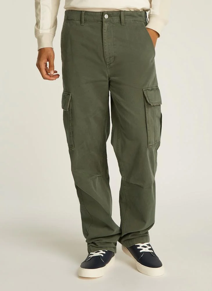 TOMMY JEANS Pocket Detail Cargo Pants