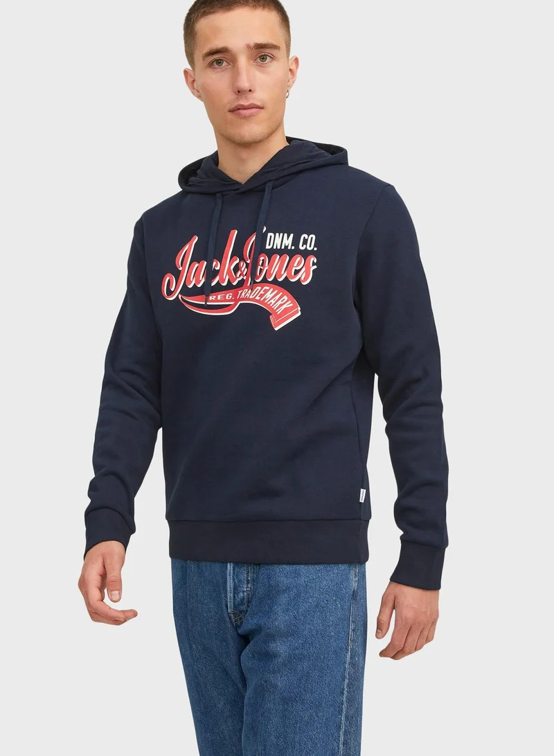 JACK & JONES Logo Hoodie