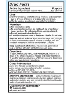REFRESH Plus Lubricant Eye Drops, Preservative-Free, 0.01 Fl Oz Single-Use Containers, 50 Count, Packaging May Vary  - Image 4