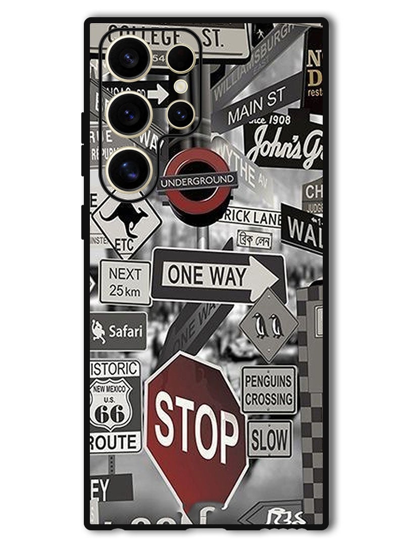 Theodor Protective Case Anti Scratch Shock Proof Bumper Cover For Samsung Galaxy S24 Ultra singler tag - Image 1