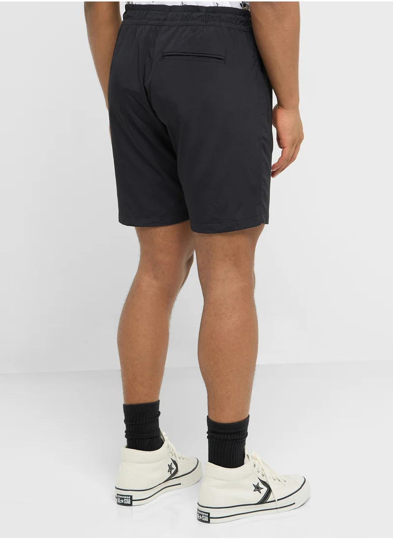 BRAVE SOUL Elasticated Waist Drawcord Button Shorts