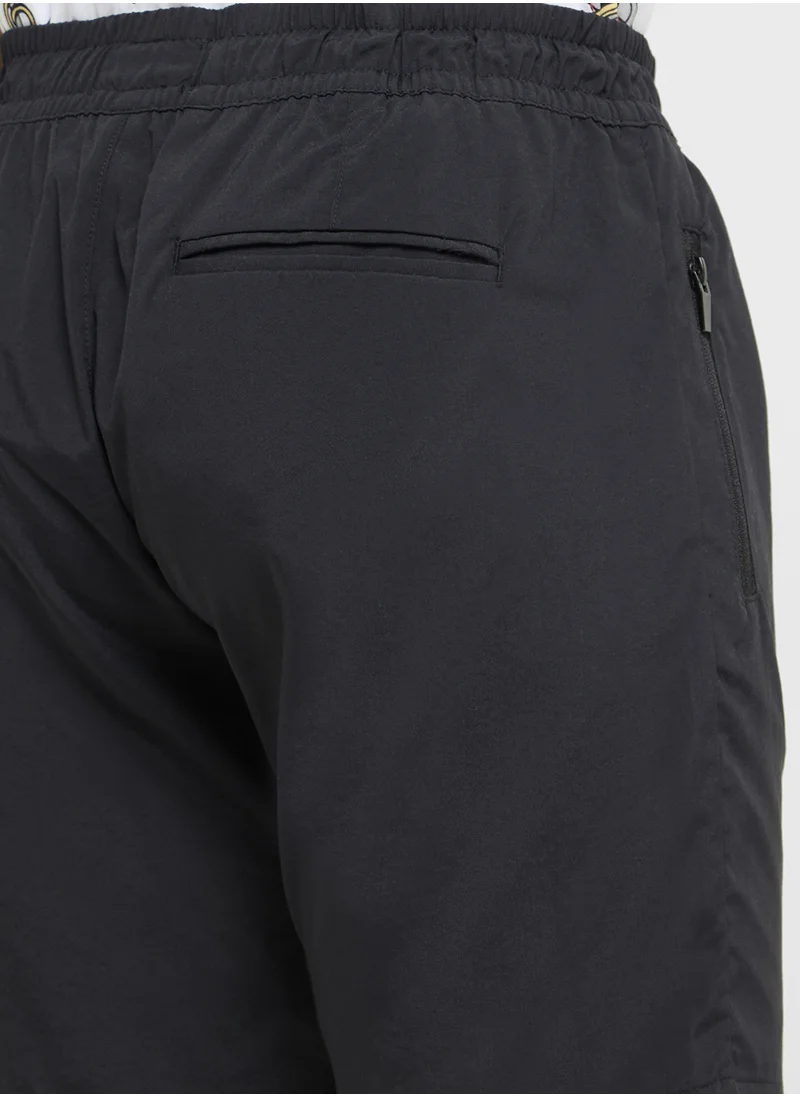 BRAVE SOUL Elasticated Waist Drawcord Button Shorts