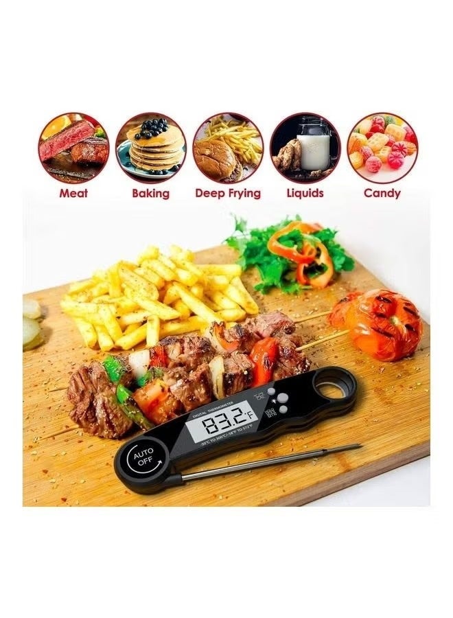Olliwon Digital Food Thermometer Black/Grey - Image 2