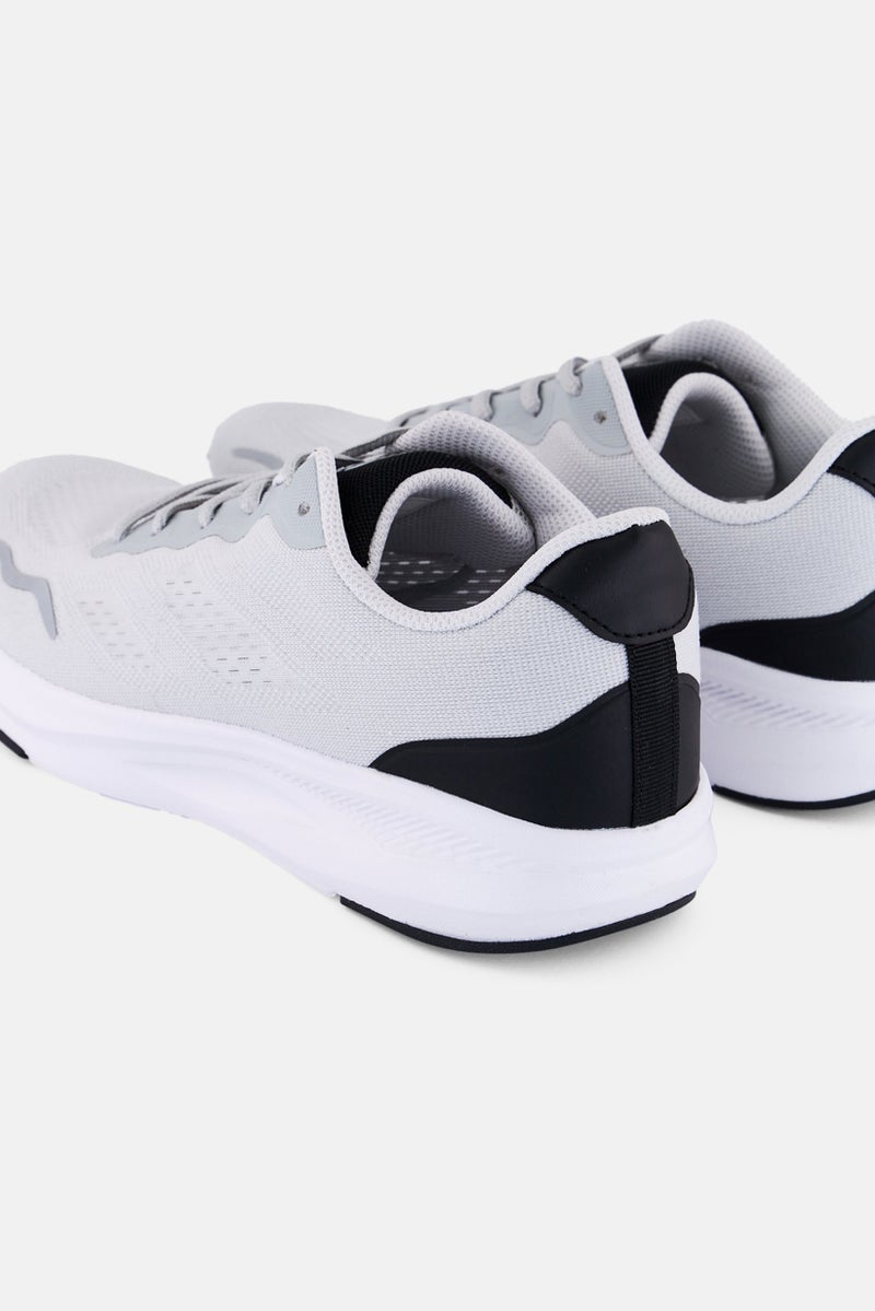 RBX Men Lace Up Training Shoes, Light Grey - Image 2