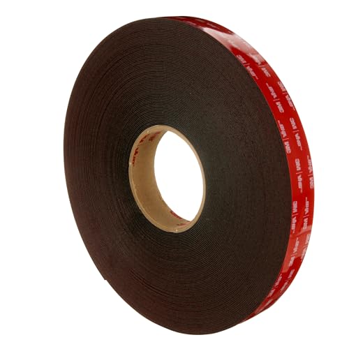 3M VHB Tape 5952 Double-Sided Acrylic Foam Tape - Heavy Duty, Industrial Mounting Tape - 3/4 inch width x 15 yards length, 45 mil thick - Black - Image 1