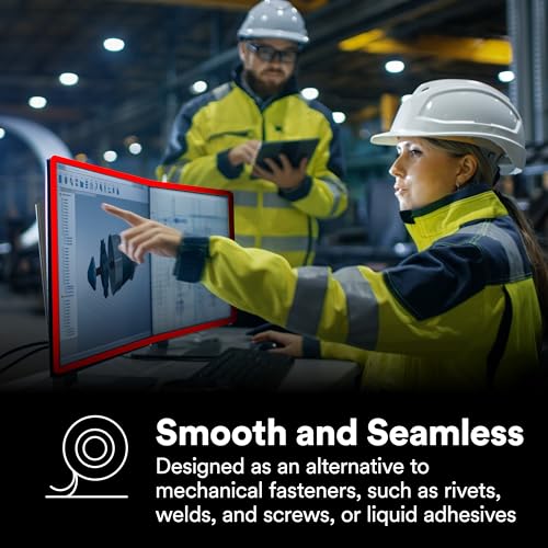 3M VHB Tape 5952 Double-Sided Acrylic Foam Tape - Heavy Duty, Industrial Mounting Tape - 3/4 inch width x 15 yards length, 45 mil thick - Black - Image 4