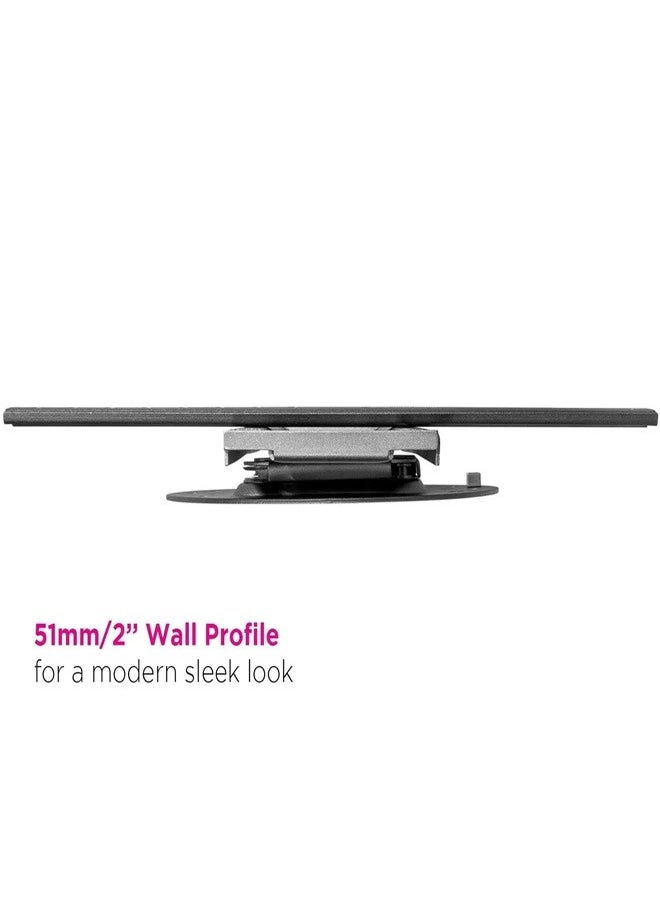 Skill Tech SH 360R 360° Rotating TV Wall Mount for 37-70 Inch Screens, VESA 600x400, Wall Profile 51mm, Max Load 50kg – Black  - Image 2