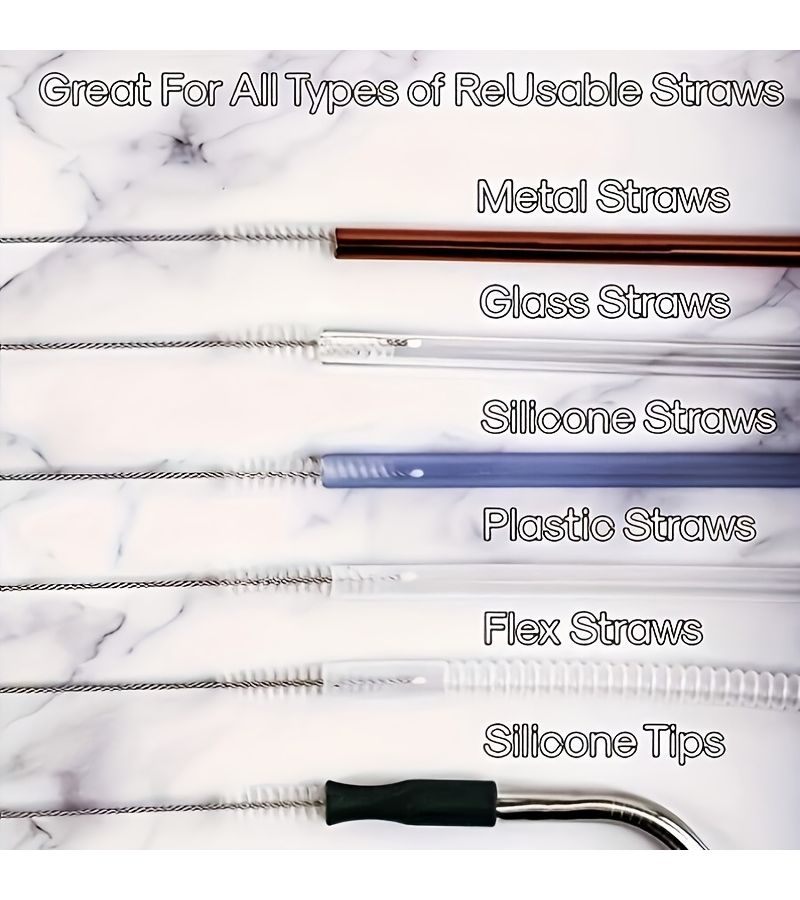 10 Pack Stainless Steel Cleaning Brushes For Kitchen Pots Glass Heavy Duty - Image 4