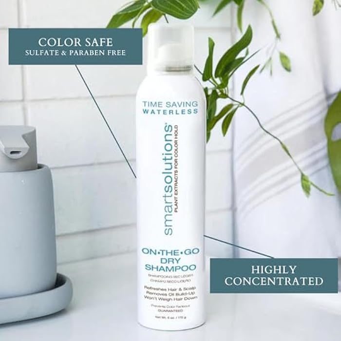 SMART SOLUTIONS On-The-Go Dry Shampoo 6 oz | Weightless | Volumizes | Paraben-Free - Image 2