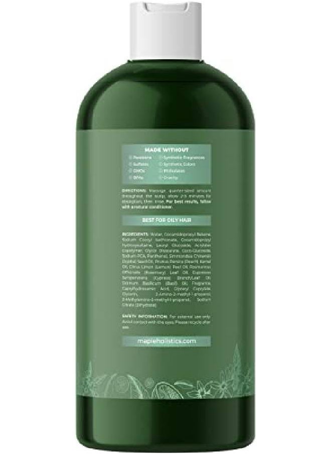 Maple Holistics - Degrease Shampoo For Oily Hair Care Clarifying Shampoo For Oily Hair And Oily Scalp Care Deep Cleansing Shampoo For Greasy Hair And Scalp Cleanser For Build Up With Essential Oils For Hair - Image 1