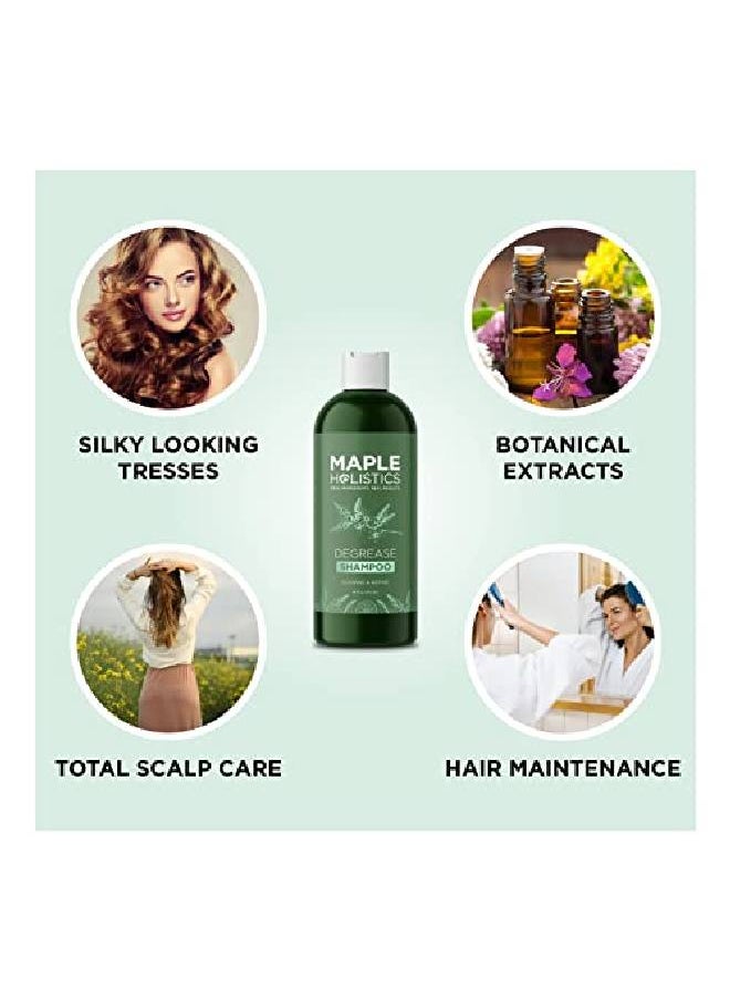Maple Holistics - Degrease Shampoo For Oily Hair Care Clarifying Shampoo For Oily Hair And Oily Scalp Care Deep Cleansing Shampoo For Greasy Hair And Scalp Cleanser For Build Up With Essential Oils For Hair - Image 1