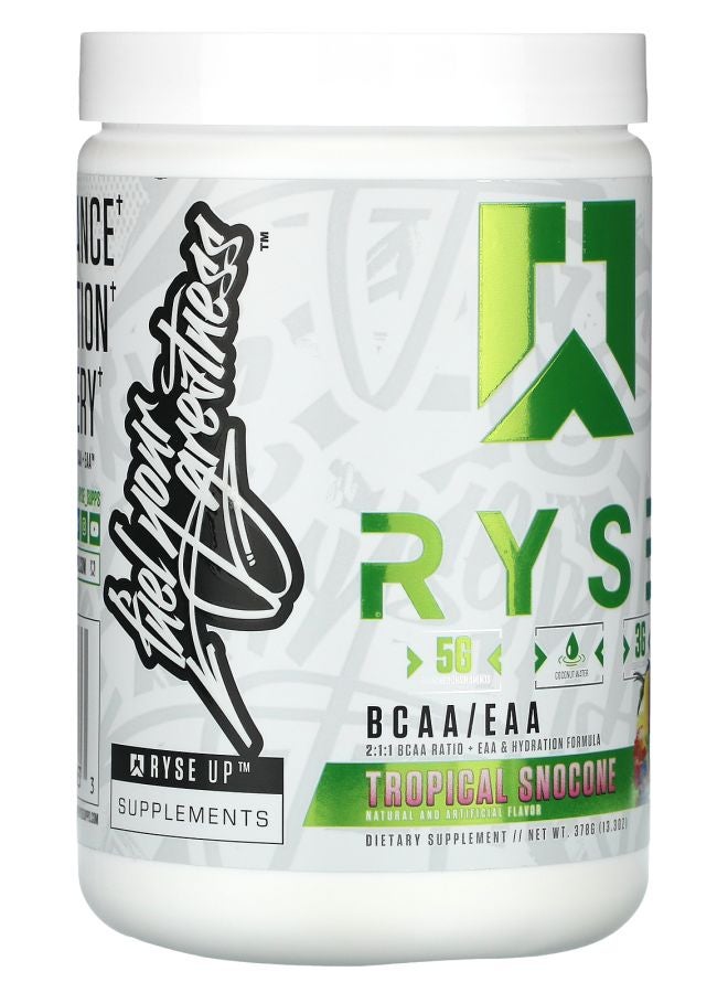 RYSE BCAA / EAA Tropical Snocone 13.3 oz (378 g) - Image 2