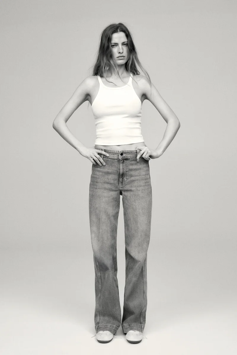 Wide High Jeans