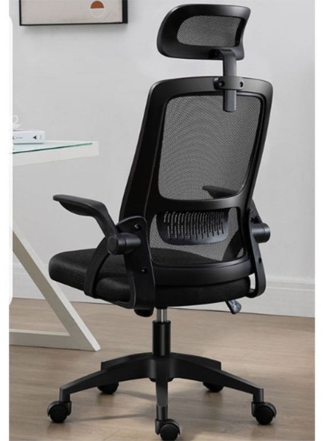 Arabest Computer Chair Office Chair Home Game Mesh Lifting Flip Recliner Ergonomic Design  - Image 5