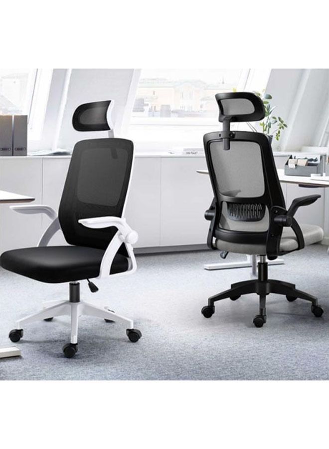 Arabest Computer Chair Office Chair Home Game Mesh Lifting Flip Recliner Ergonomic Design  - Image 4