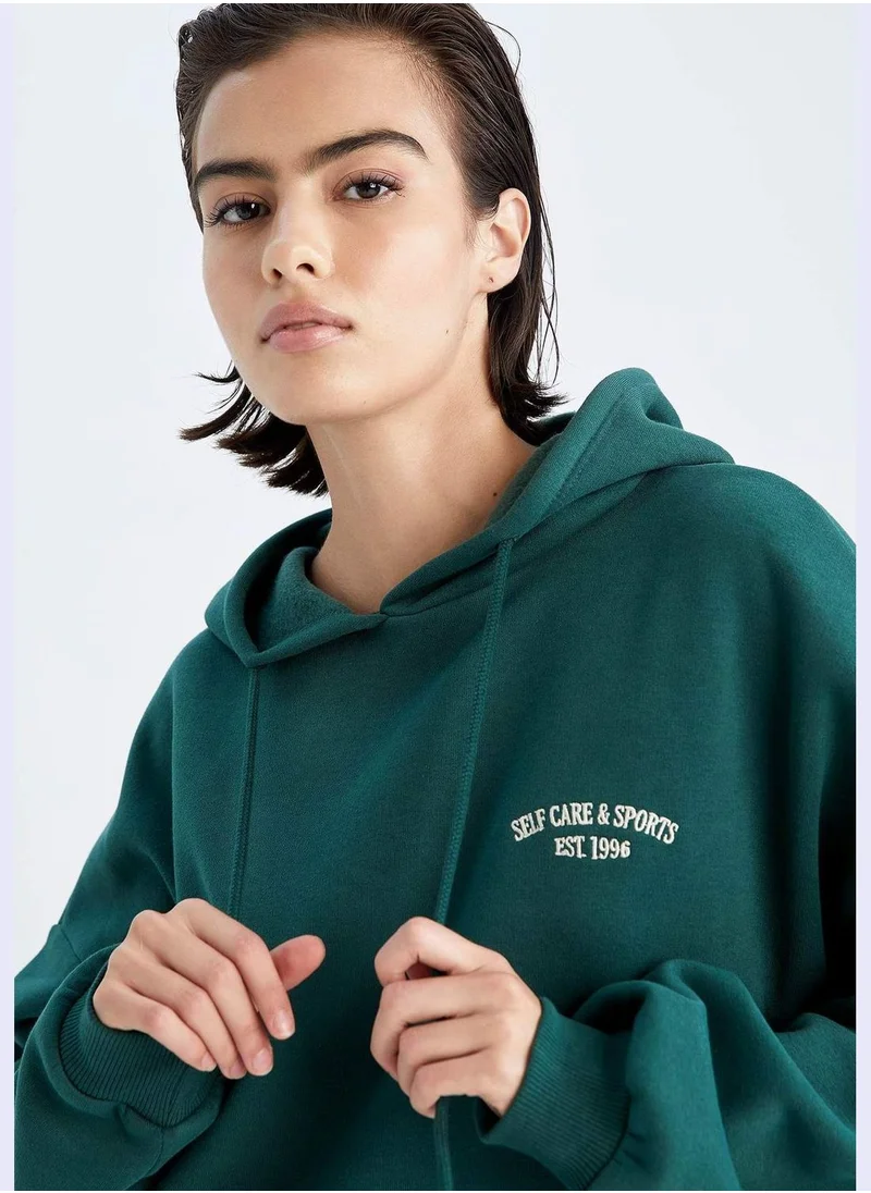 DeFacto Woman Sweatshirt Knitted Sweatshirt