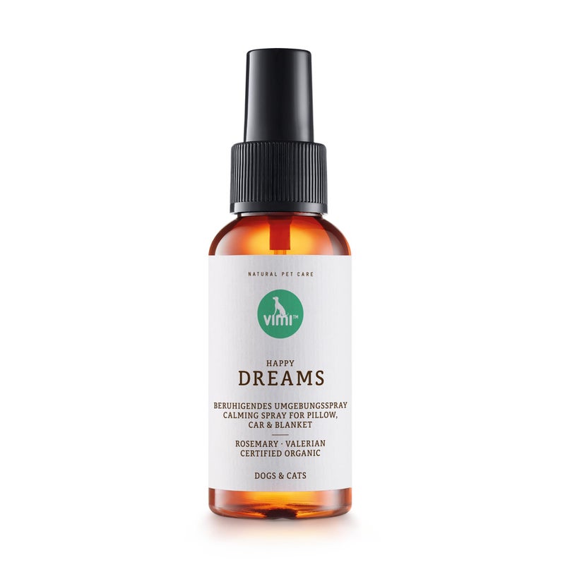 animaux vimi - Happy Dreams I Basket and Environment Spray for Dogs and Cats I Supports Calming and Well-Being with Rosemary and Valerian - Image 1