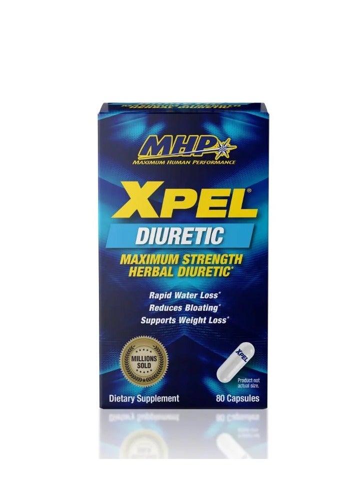 MHP Xpel Diuretic – Maximum Strength Herbal Diuretic for Rapid Water Loss and Weight Management - Image 1