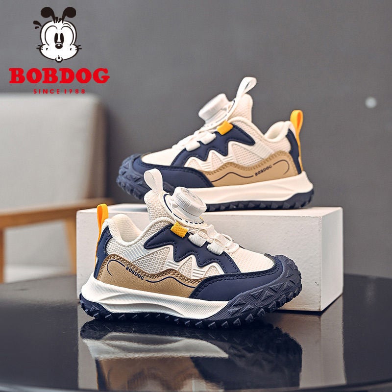 Babu Bean Children'S Shoes 2024 New Handsome Boys Guofeng Children'S Rotating Button Sneaker - Image 2