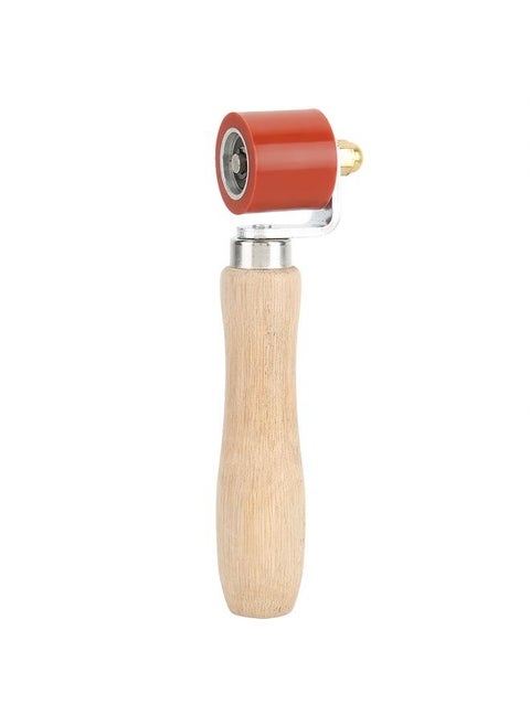 1.1in Silicone Hand Pressure Roller 2‑Way Bearing 260°C High Temperature Resistant Welding Tool(Red )