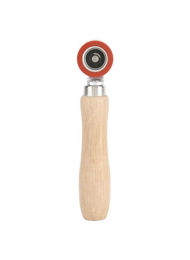 NIBEMINENT - 1.1in Silicone Hand Pressure Roller 2‑Way Bearing 260°C High Temperature Resistant Welding Tool(Red ) - Image 1