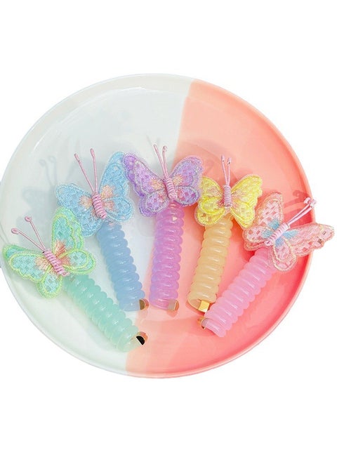 Bubble Braid Hair Ties Ponytail Holders for Girls Support color customization and bare loading single batch
