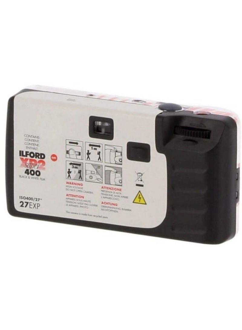 HARMAN Black & White Disposable Flash Camera Xp2 Super 400 27 Exp. - Image 4