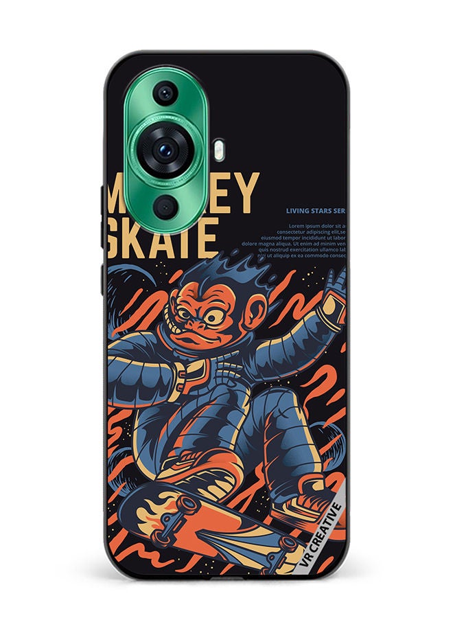VR CREATIVE Protective Case Cover For Huawei nova 11 Ultra Skate Monkey Design Multicolour - Image 1