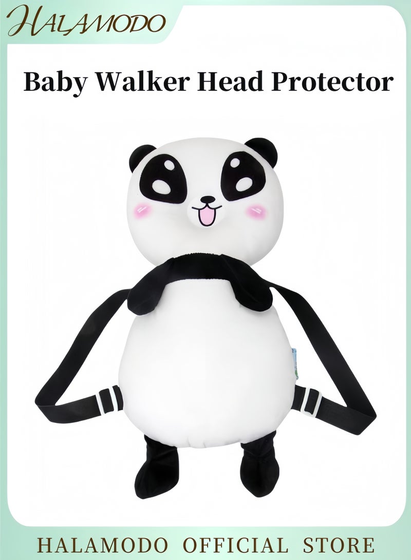 Halamodo Baby Walker Head Protector Adjustable Baby Head Protection Backpack Backpack for Learning Walking Crawling Anti Collision & Anti Fall Pillow Safety Pad for 5-24 Months - Image 1