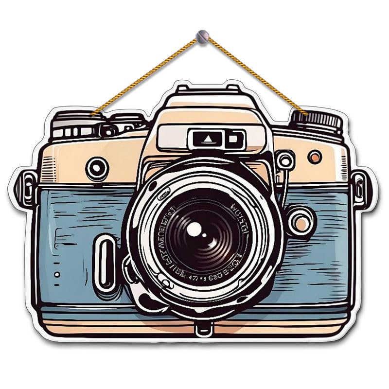 Yey Camera Wall Hanging for Home Decor | Office | Living Room | Bedroom | Gifts | Quotes Decorative Items | House Decoration | Artworks Wall Hangings | Wall Art (Single piece Wall hanging, Multicolor) - Image 5