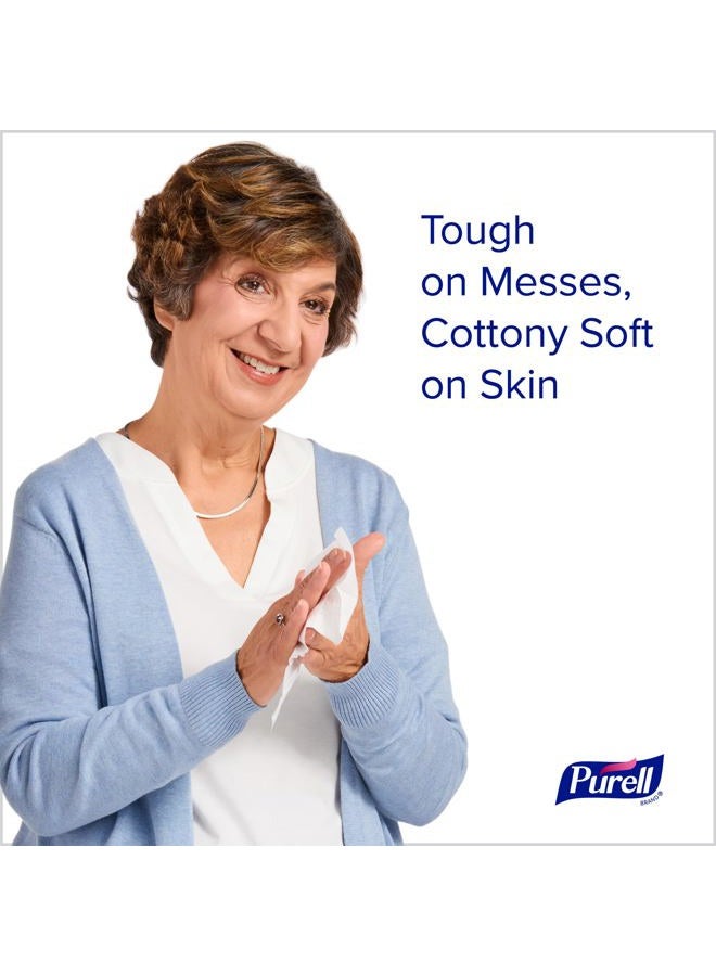 PURELL Cottony Soft Hand Sanitizing Wipes, Clean Scent, 24 Individually Wrapped Wipes (Pack of 4 Boxes) - 9029-04-CMR - Image 2