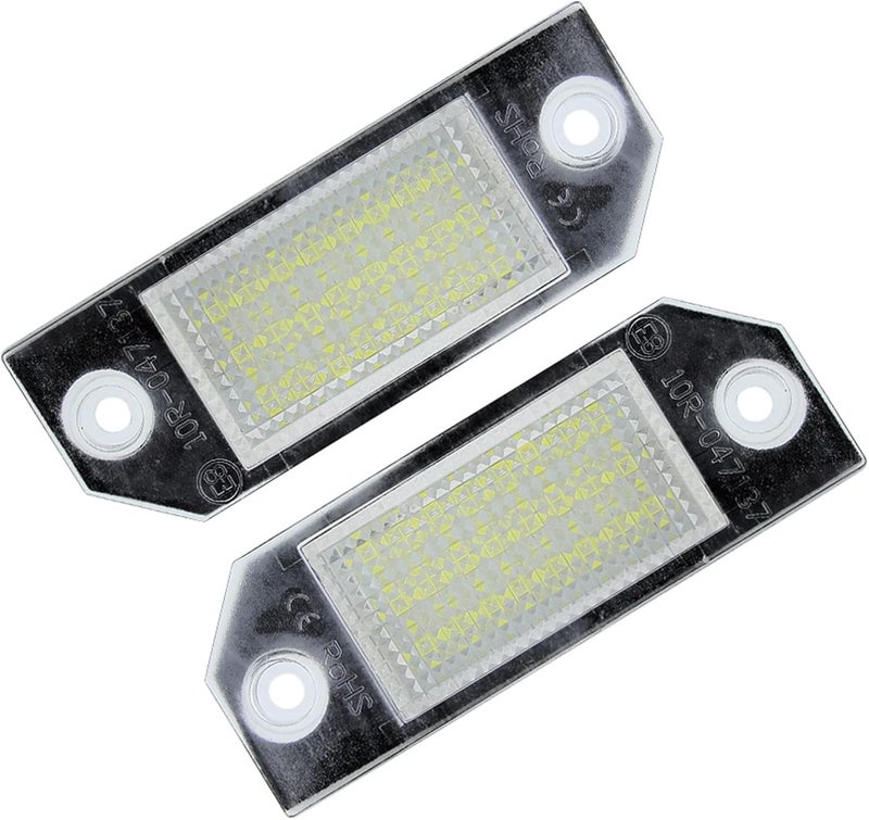 QASULER 2Pcs LED License Plate Lights for Focus C-MAX MK2 - Image 1