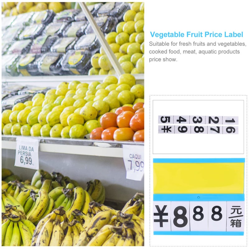 4 Pack Reusable Dry Erase Hanging Price Tags For Fruits Vegetables Supermarket Display - Image 4