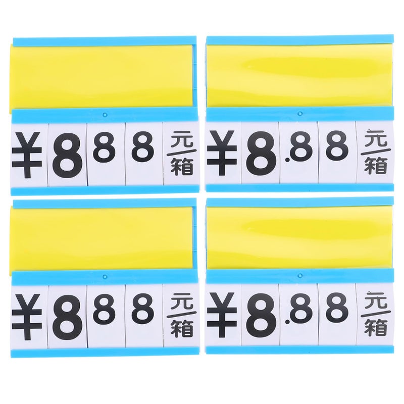 4 Pack Reusable Dry Erase Hanging Price Tags For Fruits Vegetables Supermarket Display - Image 2