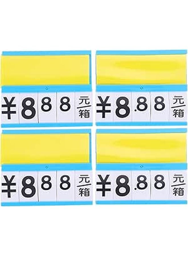 4 Pack Reusable Dry Erase Hanging Price Tags For Fruits Vegetables Supermarket Display - Image 1