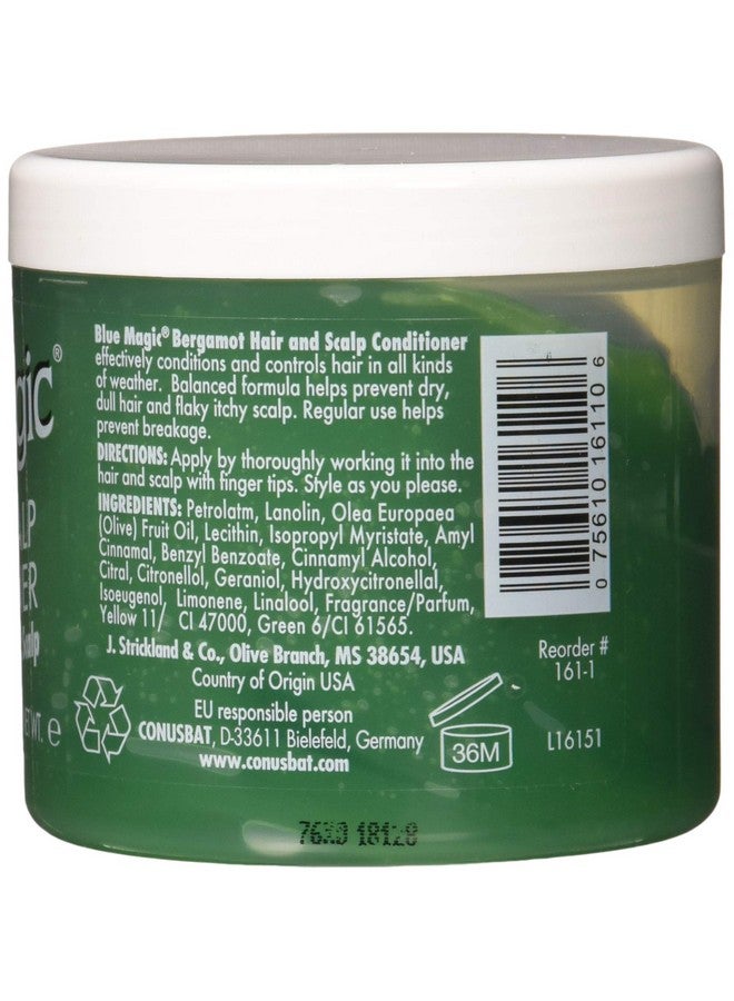 BLUE MAGIC Bergamot Hair & Scalp Conditioner 12 Oz (340 G) (Pack Of 6) - Image 3
