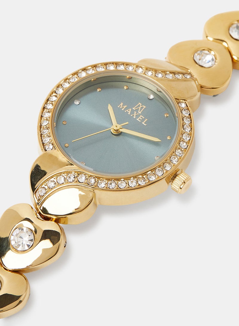 Maxel Women's Quartz Classic Fashion Analog Wrist Watch MX481 - 28mm - Image 2