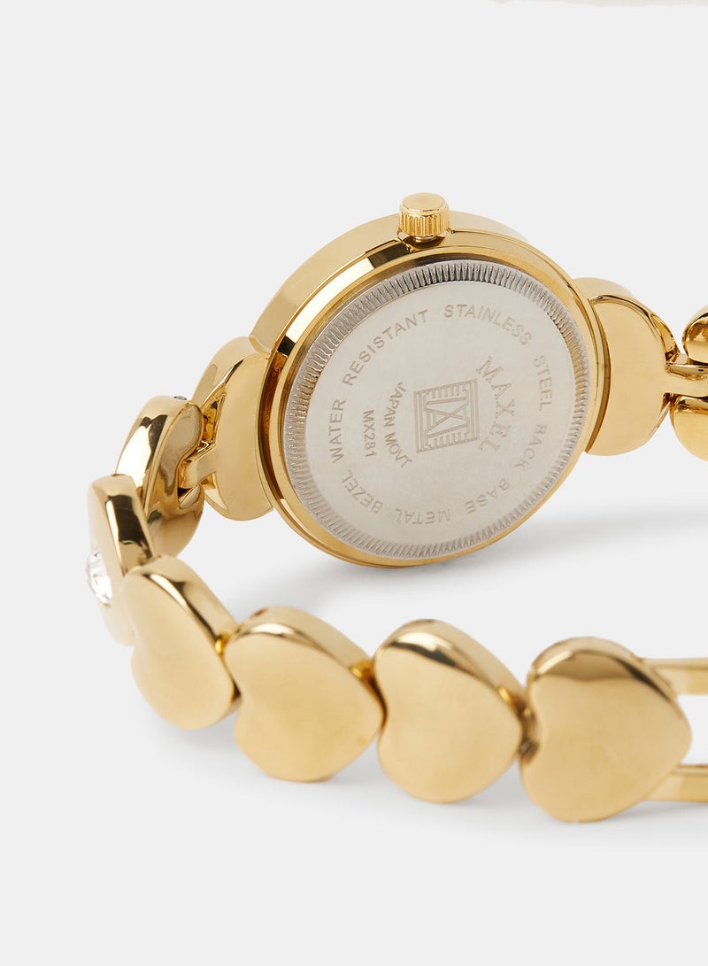 Maxel Women's Quartz Classic Fashion Analog Wrist Watch MX481 - 28mm - Image 4