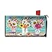 Harooni Harooni Spring Floral Mailbox Cover, Floral Jars Rustic Magnetic Mailbox Cover Letter Post Box Cover Wrap Decoration  - Image 2