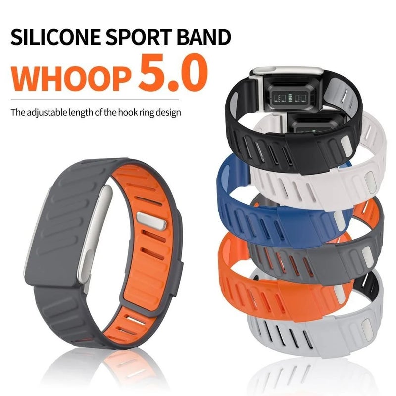 Bluejw Whoop 5.0 Silicone Strap for WHOOP MG SportFlex Replacement Band for Life Subscribers (WB1149T) - Image 3