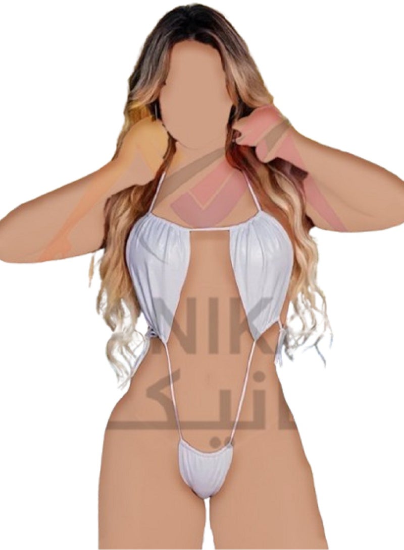 MANIKAN MANIKAN Women's Lingerie One-Piece Bikini-Style with Ribbons