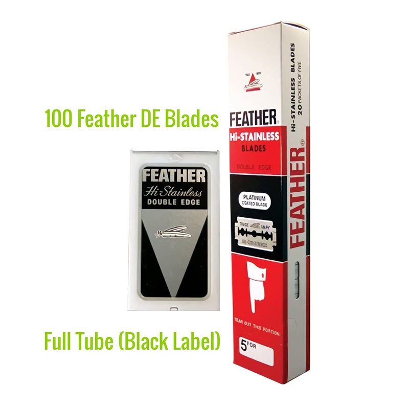 Feather Double Edge Safety Razor Blades 100 Count - Image 3