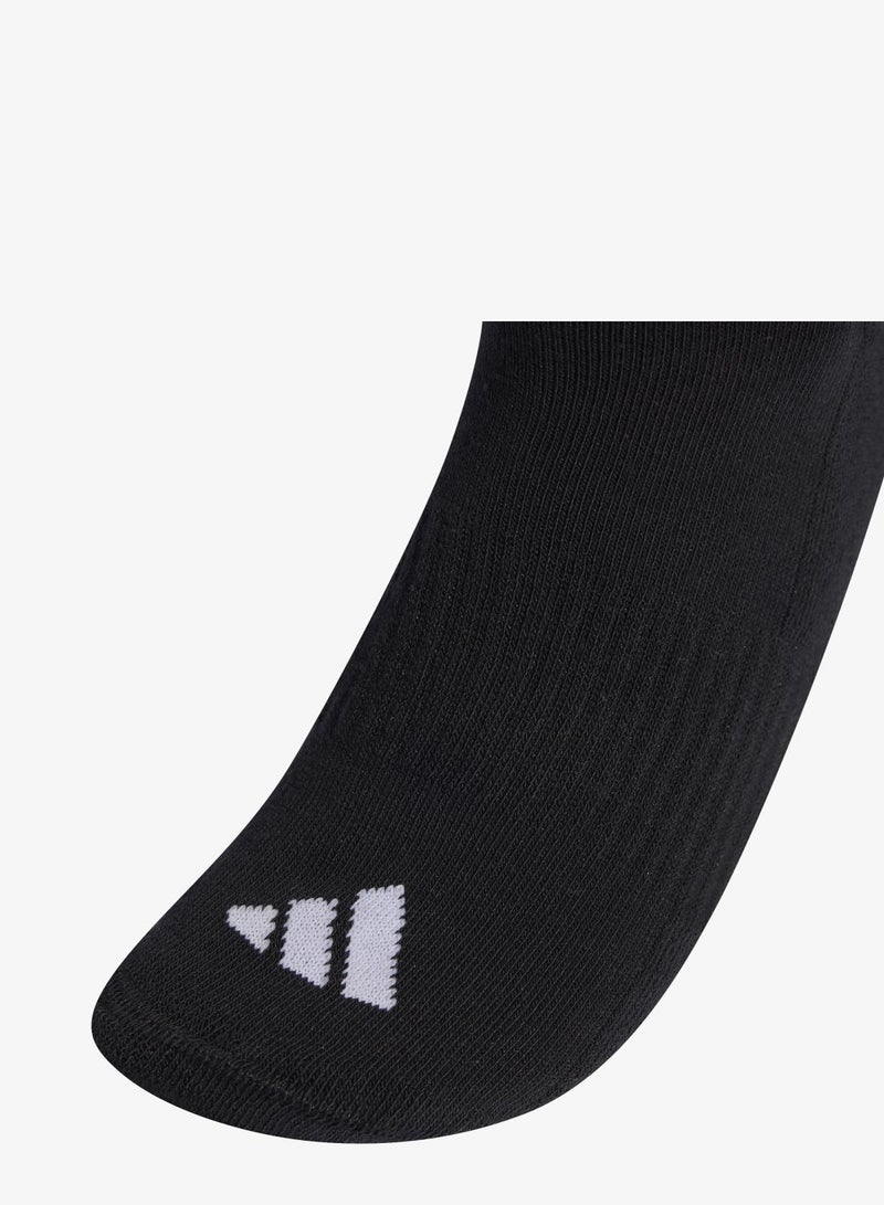 اديداس مجموعة بثلاثة أزواج من جوارب 3-STRIPES CUSHIONED SPORTSWEAR CREW - Image 3